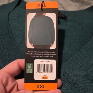 Banana Republic Teal V-Neck Sweater XXL